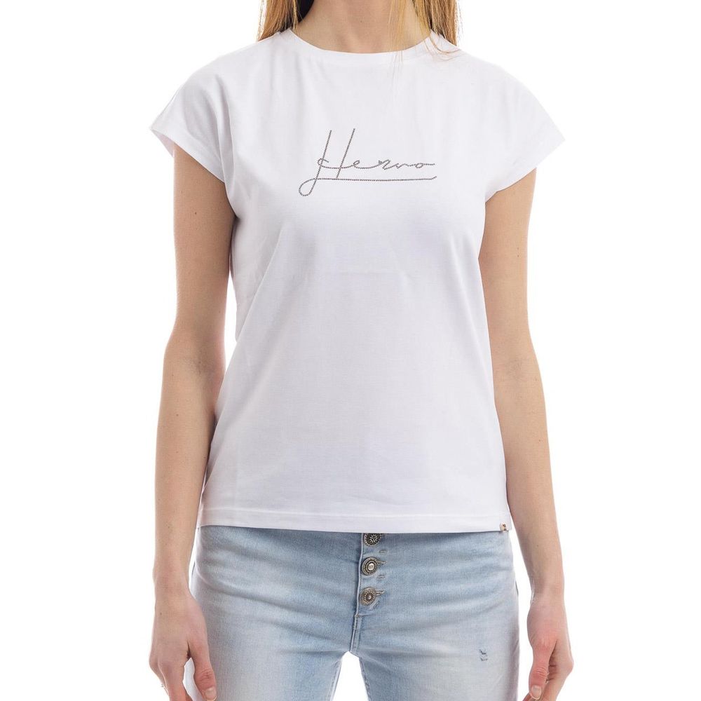 T-shirt Herno en coton blanc