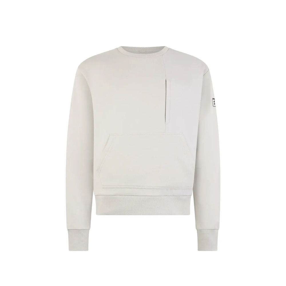 Sweat-shirt en coton gris Herno