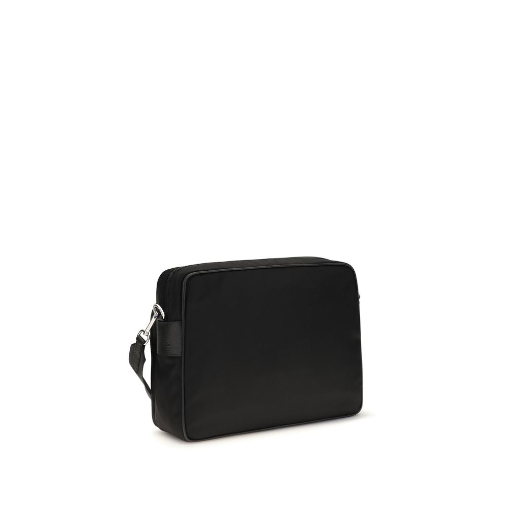 Sac bandoulière Prada en polyamide recyclé noir
