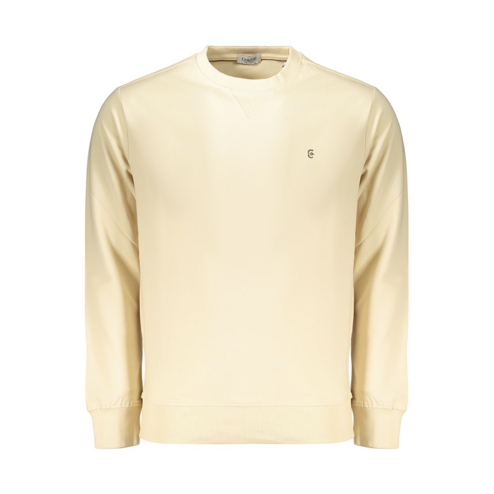 Sweat-shirt Coveri Moving en Coton Beige pour Homme