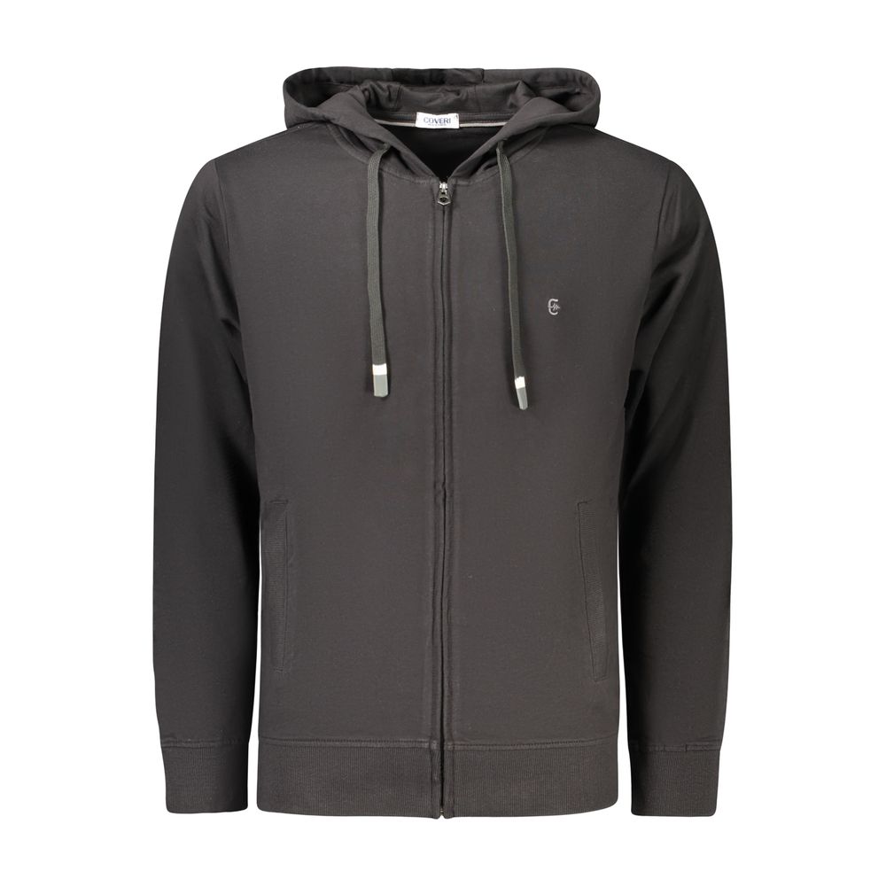 Sweat-shirt Coveri Moving en coton noir pour homme