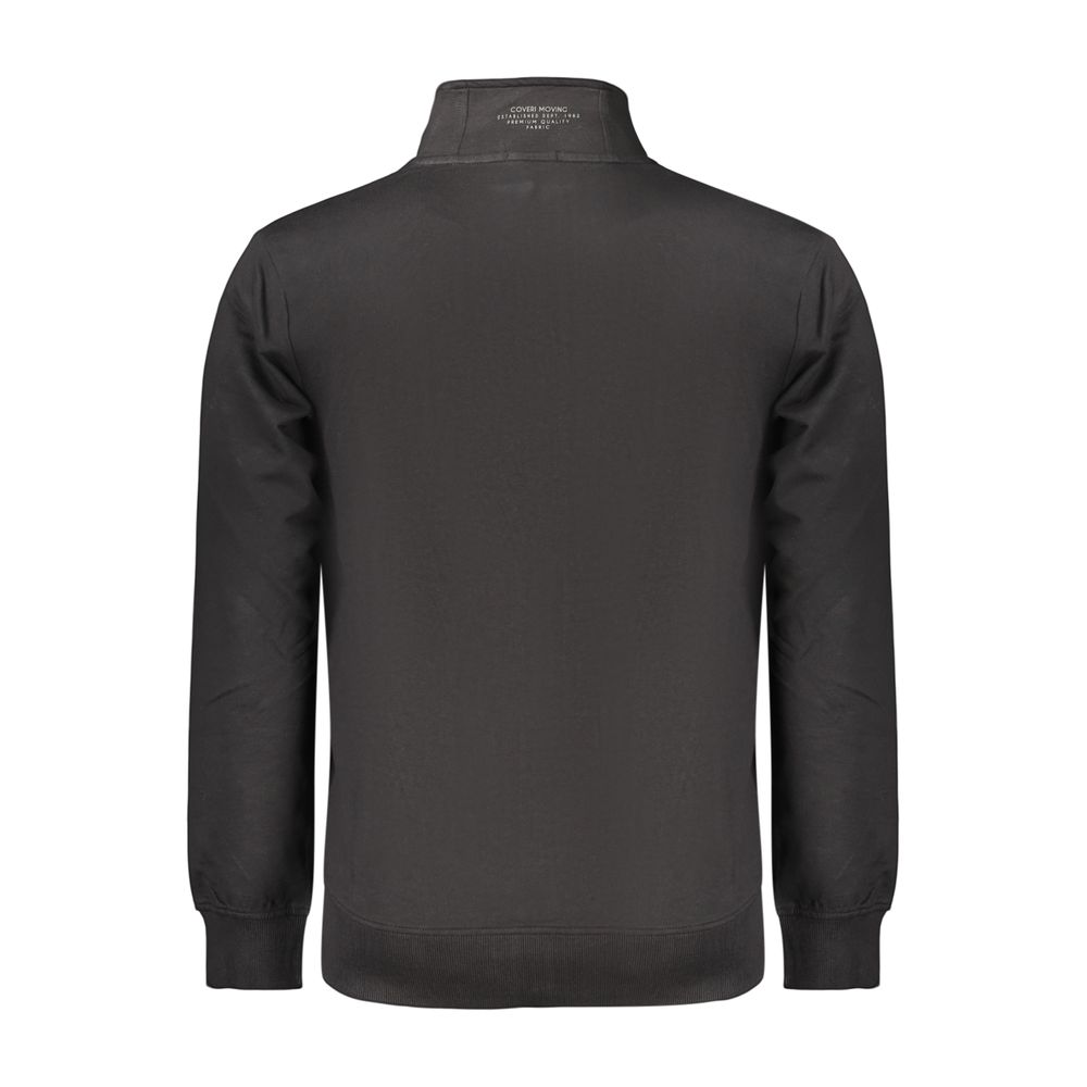 Coveri Moving Sweat-shirt homme en coton noir