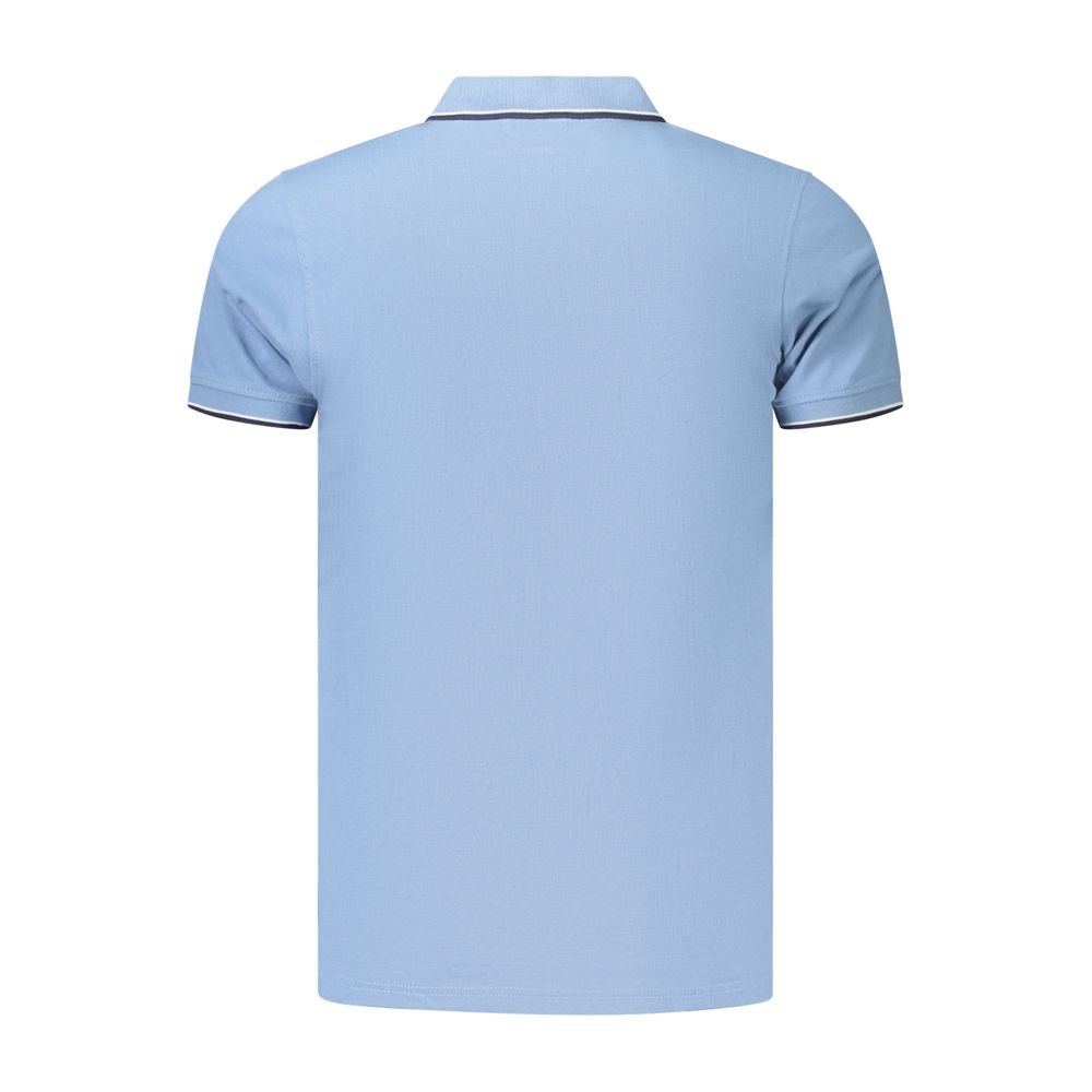 Polo homme en coton Azzurro Norvège 1963