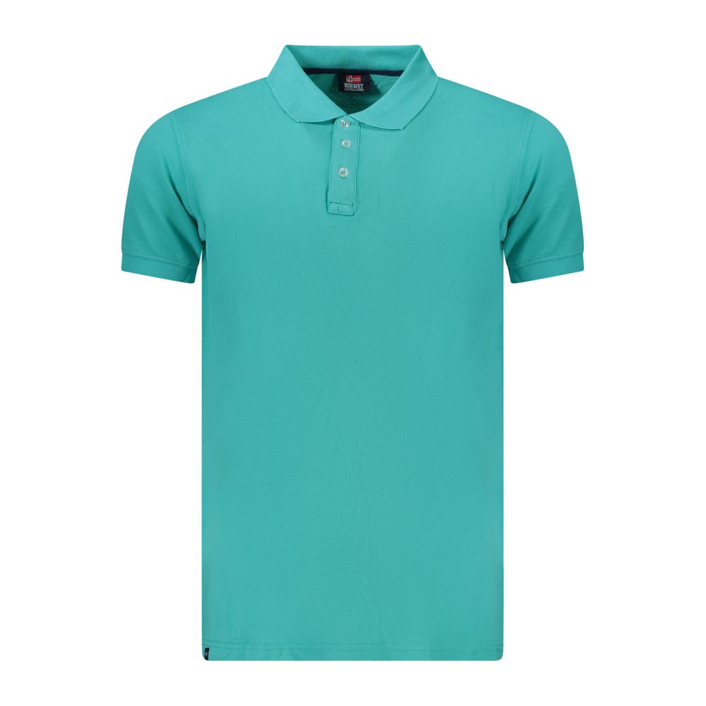 Polo homme en coton Azzurro Norvège 1963
