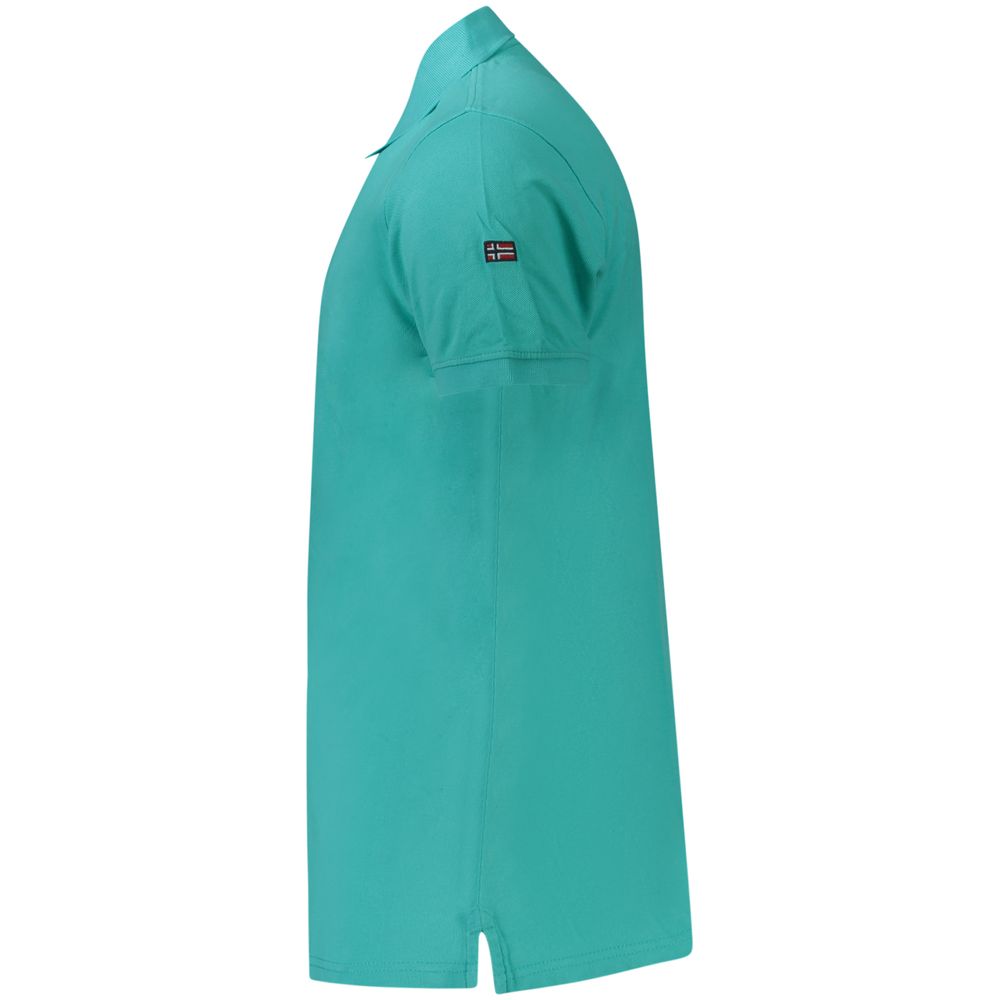 Polo homme en coton Azzurro Norvège 1963