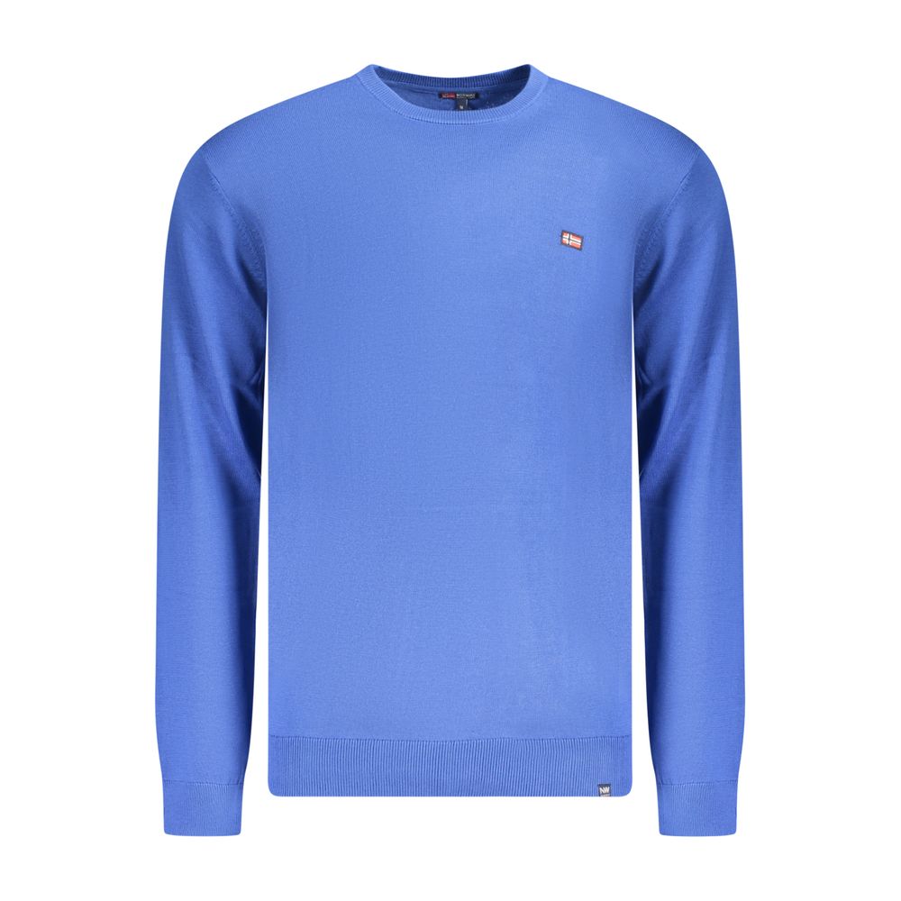 Norvège 1963 Pull bleu en coton pour homme