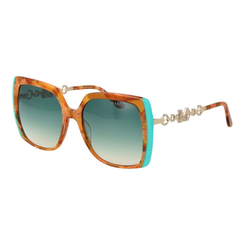 Lunettes de Soleil Marciano by Guess en Acétate Marron
