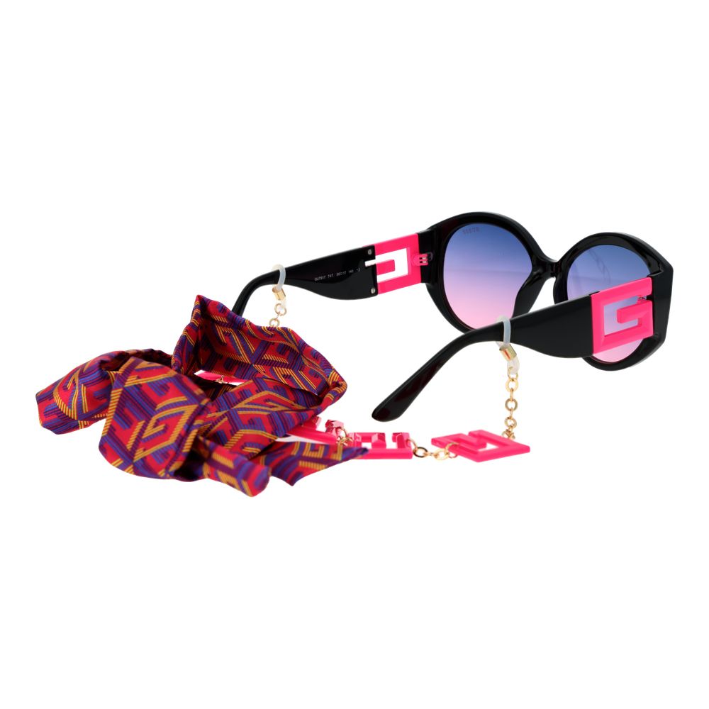 Lunettes de soleil Guess en plastique noir
