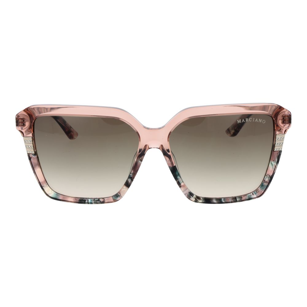Lunettes de soleil Marciano by Guess en acétate orange