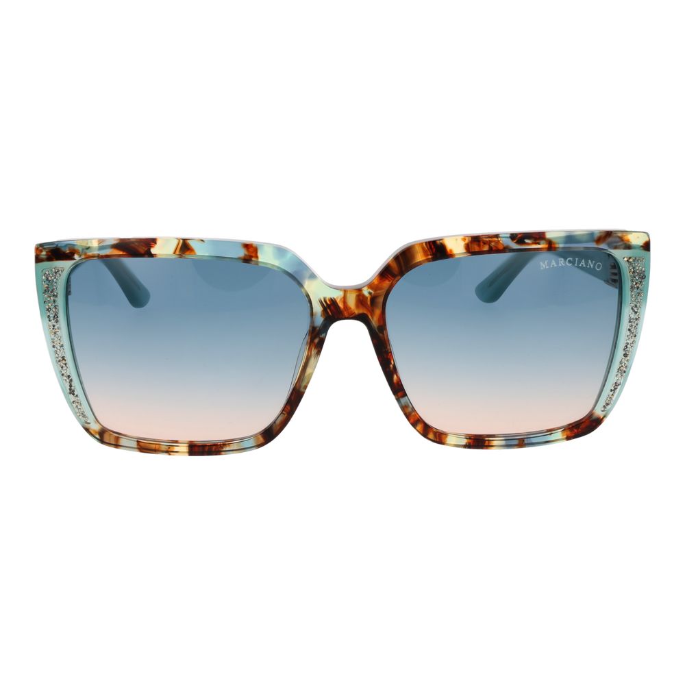 Lunettes de soleil Marciano by Guess en acétate turquoise