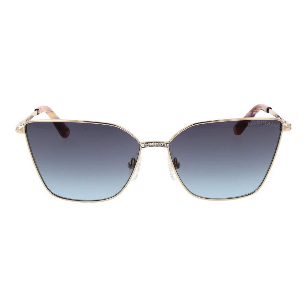Lunettes de soleil Marciano by Guess en métal doré