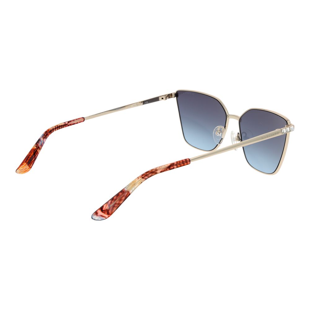 Lunettes de soleil Marciano by Guess en métal doré