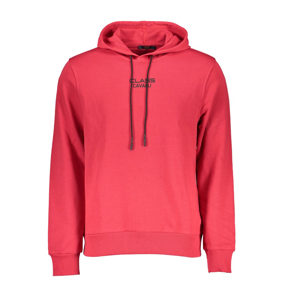 Sweat-shirt Cavalli Class Rosso en coton pour homme