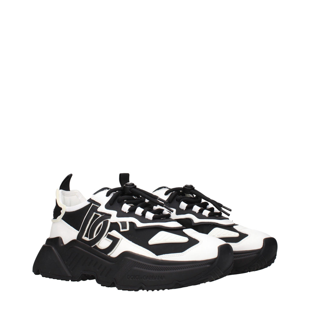 Baskets Chunky Dolce & Gabbana en Cuir Blanc