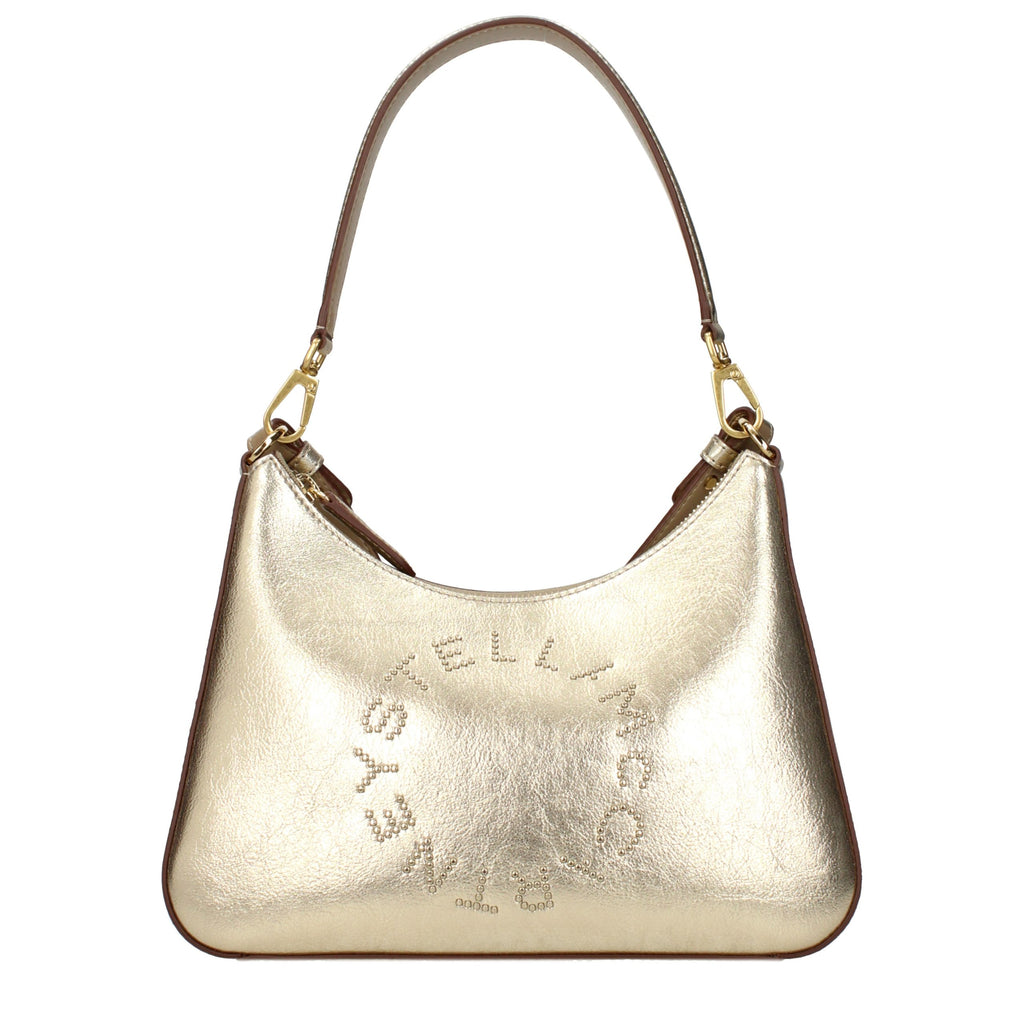 Sac porté épaule Stella McCartney en cuir doré