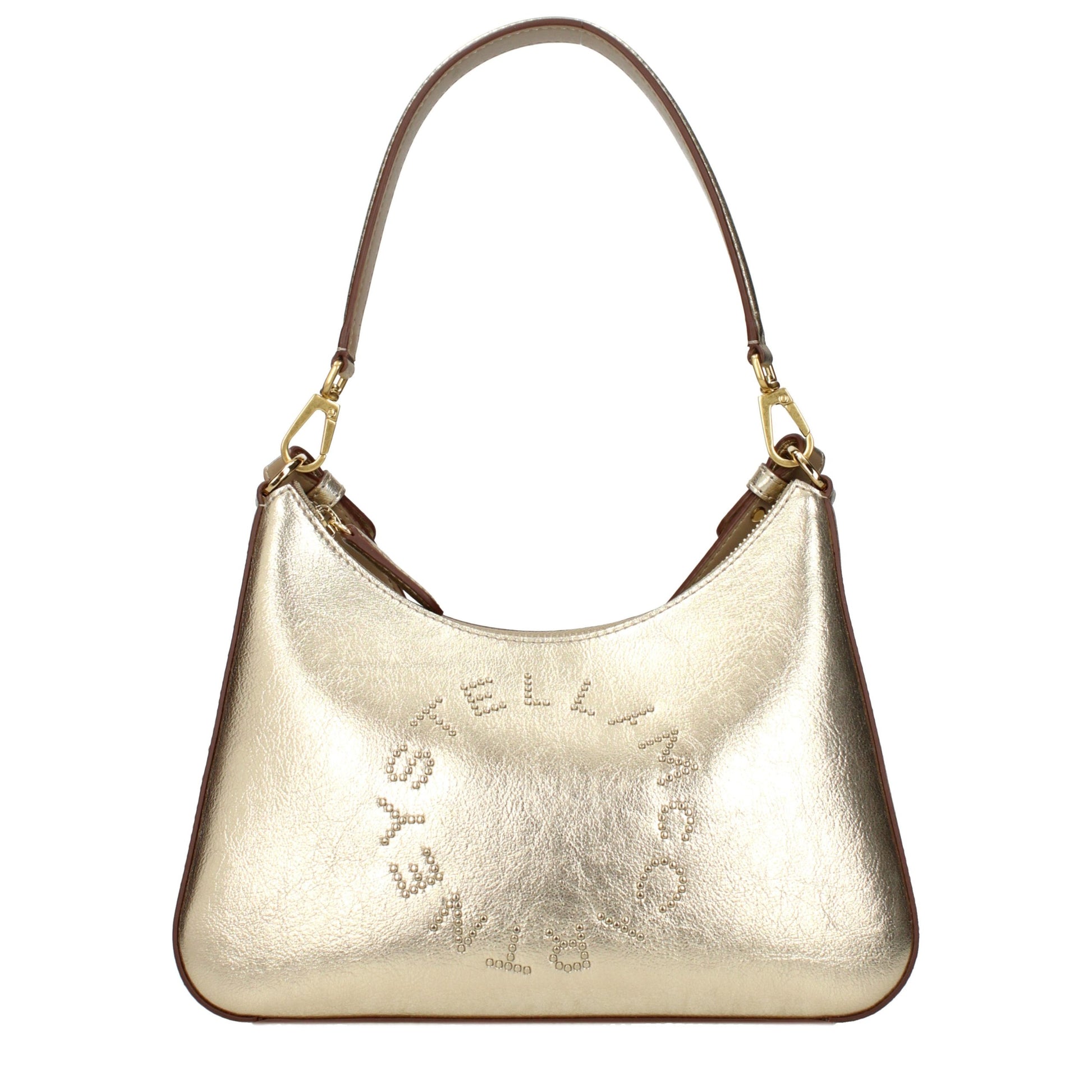 Sac porté épaule Stella McCartney en cuir doré