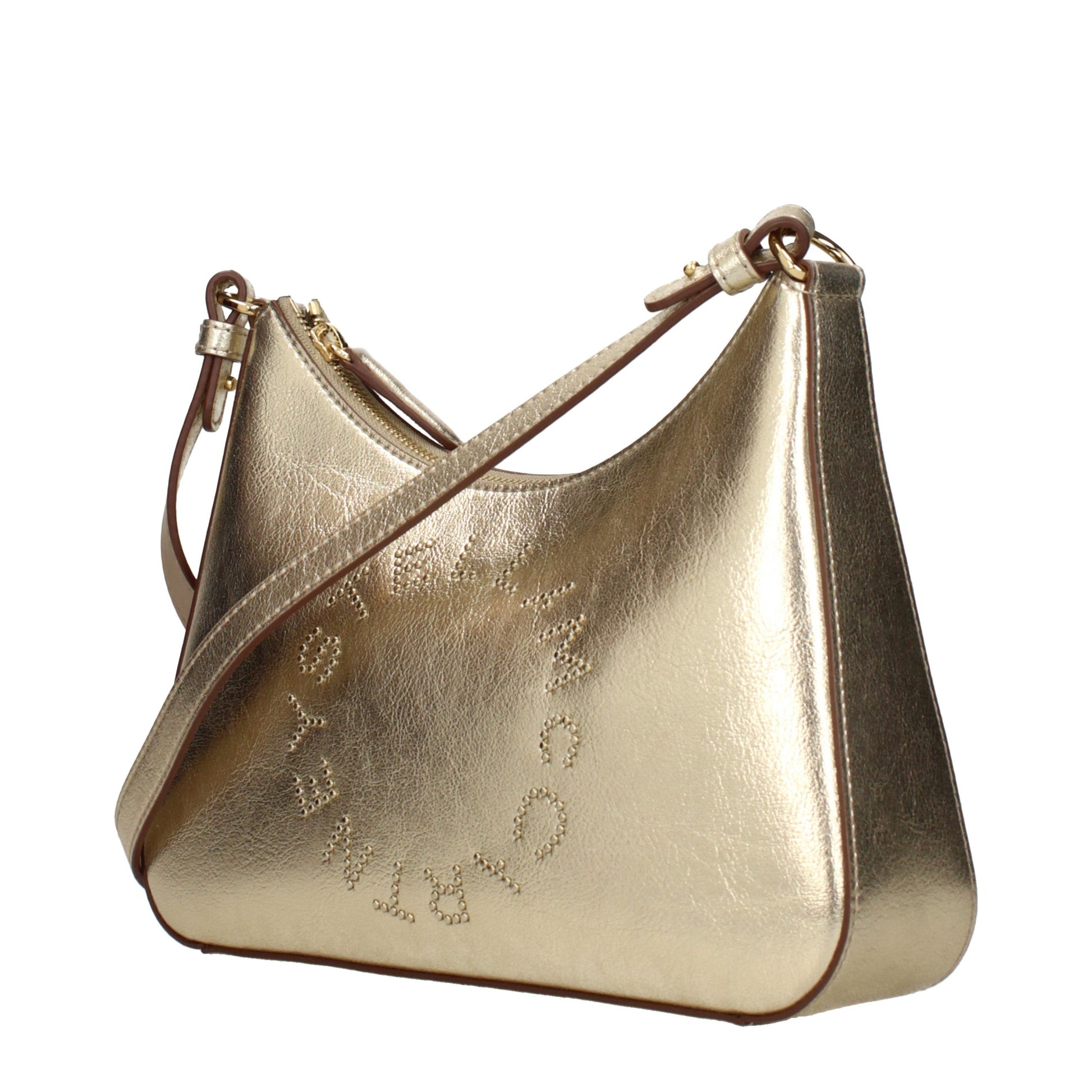 Sac porté épaule Stella McCartney en cuir doré