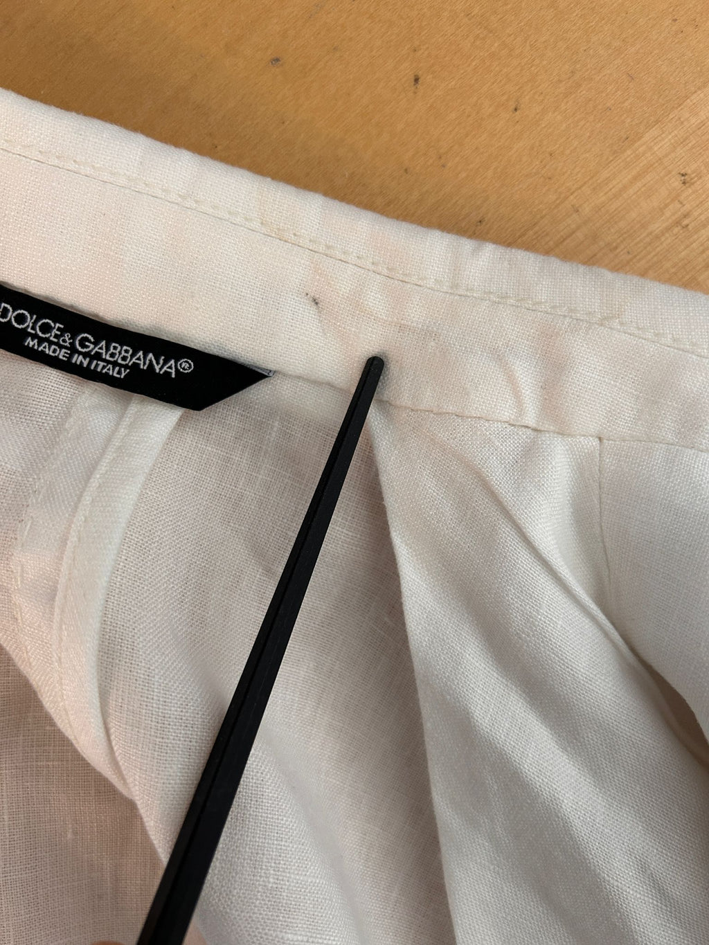 Dolce & Gabbana Blazer de costume simple boutonnage blanc pour homme