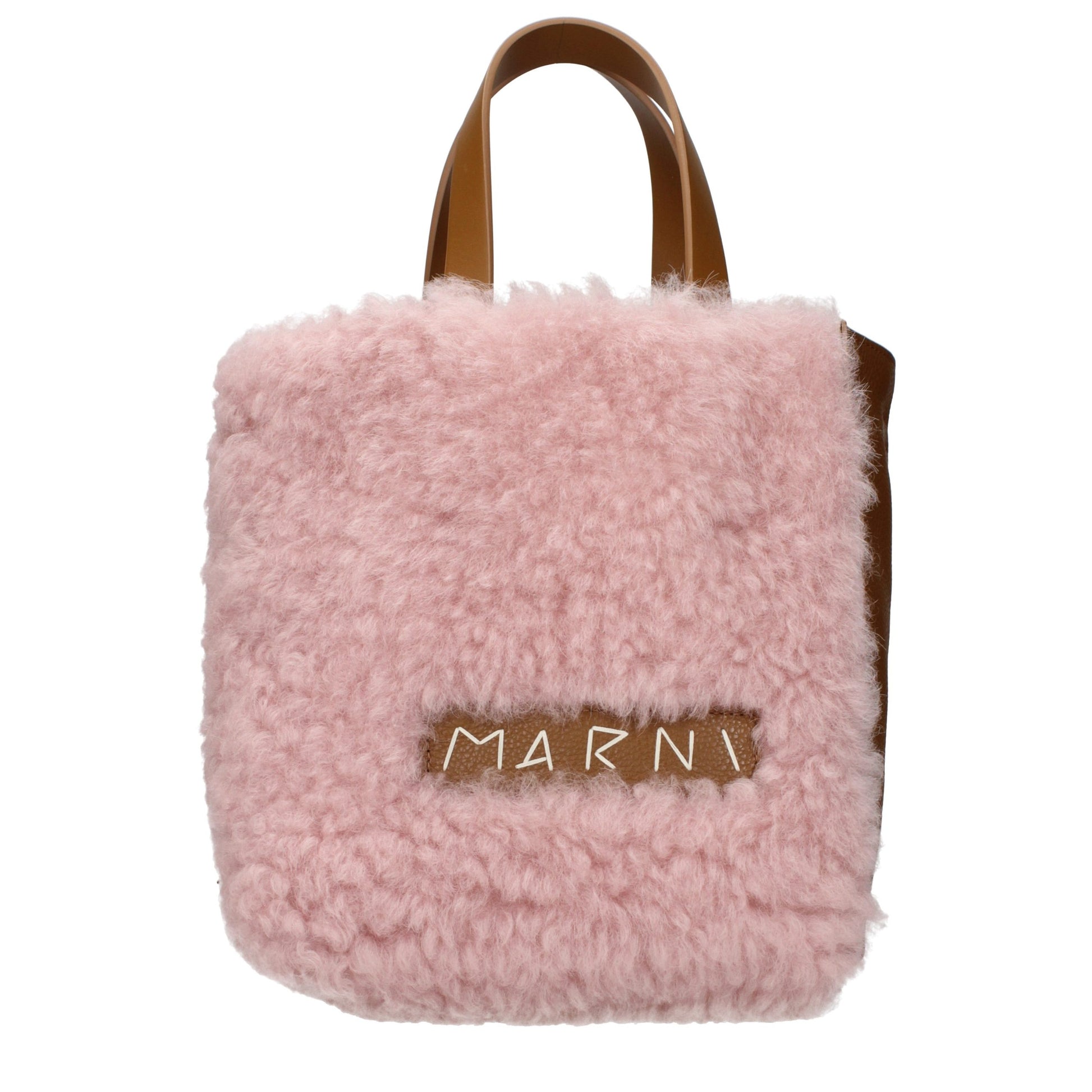 Sac à main Marni en cuir rose