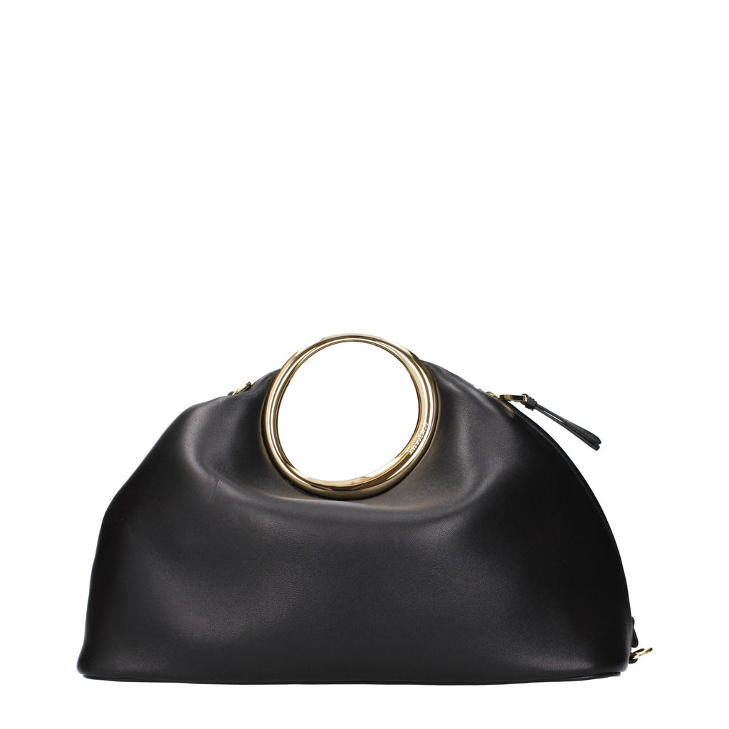 Sac à main en cuir noir Jacquemus