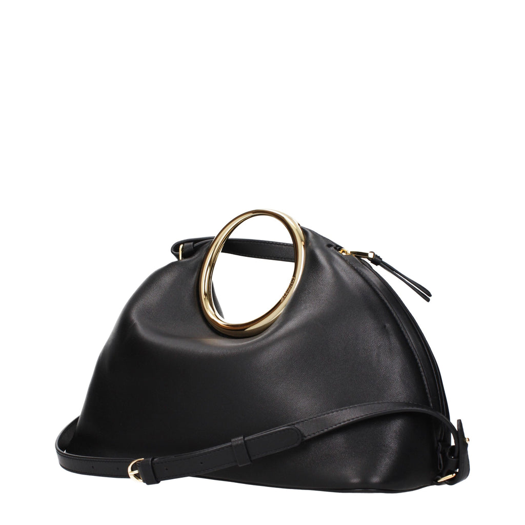 Sac à main en cuir noir Jacquemus