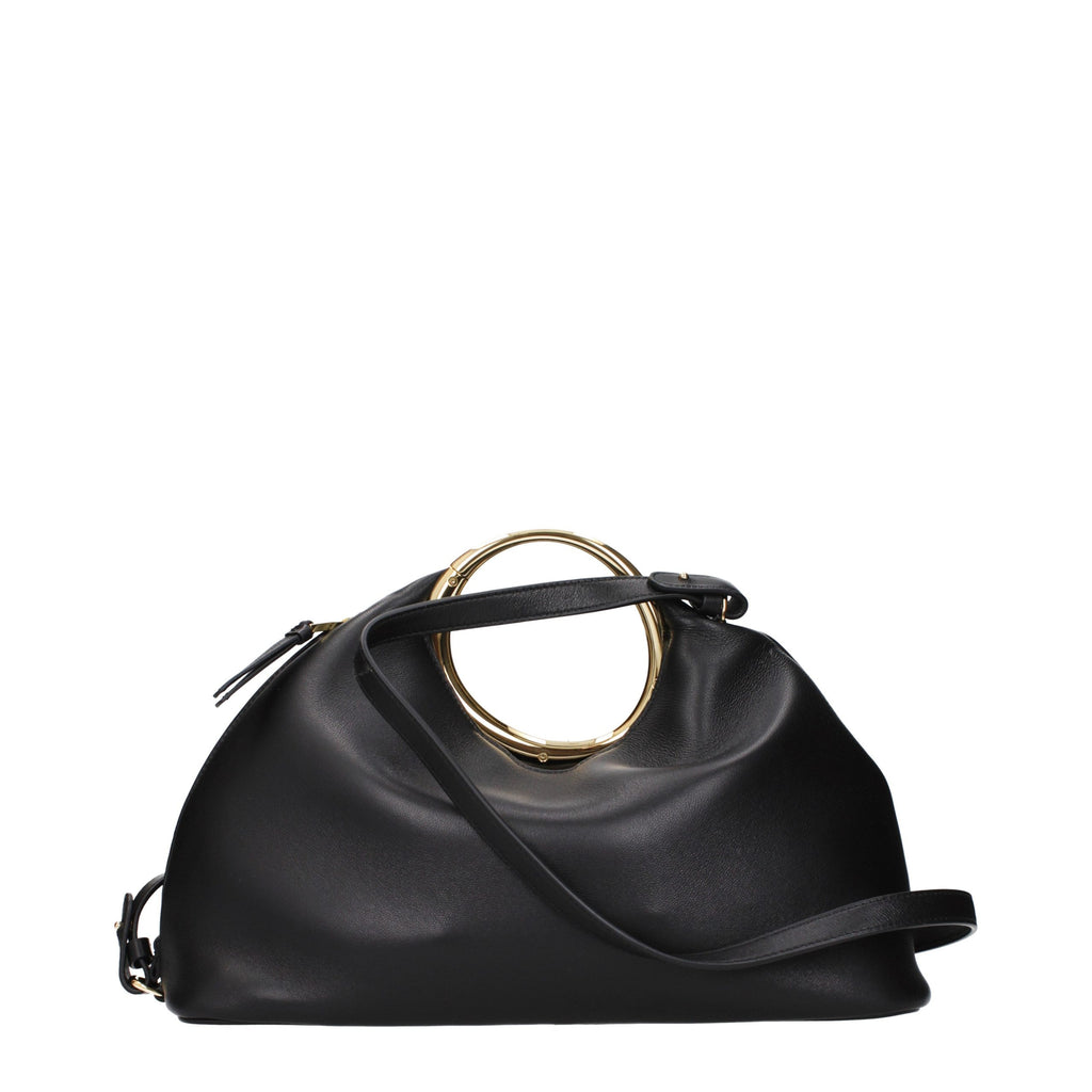 Sac à main en cuir noir Jacquemus