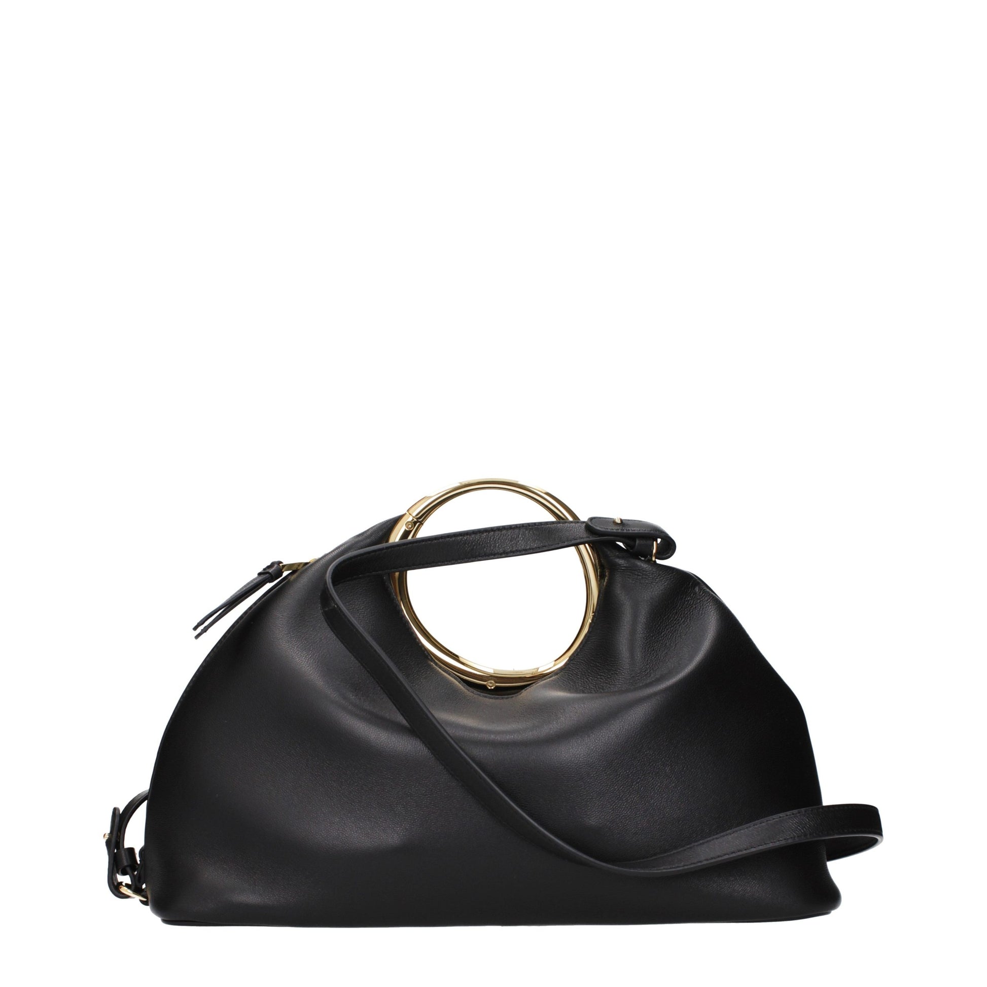 Sac à main en cuir noir Jacquemus