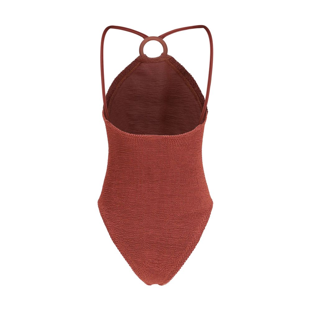 Maillot de bain une pièce en polyamide multicolore Hunza G
