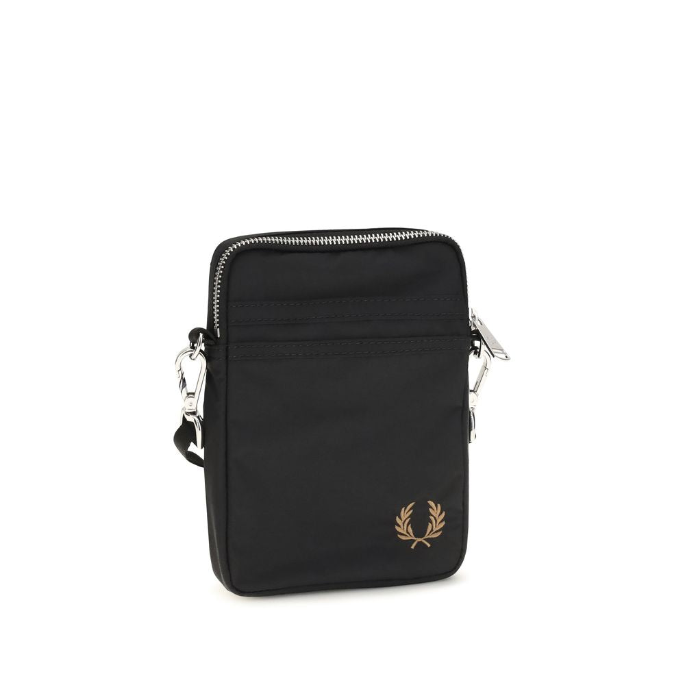 Sac à bandoulière en nylon noir Fred Perry