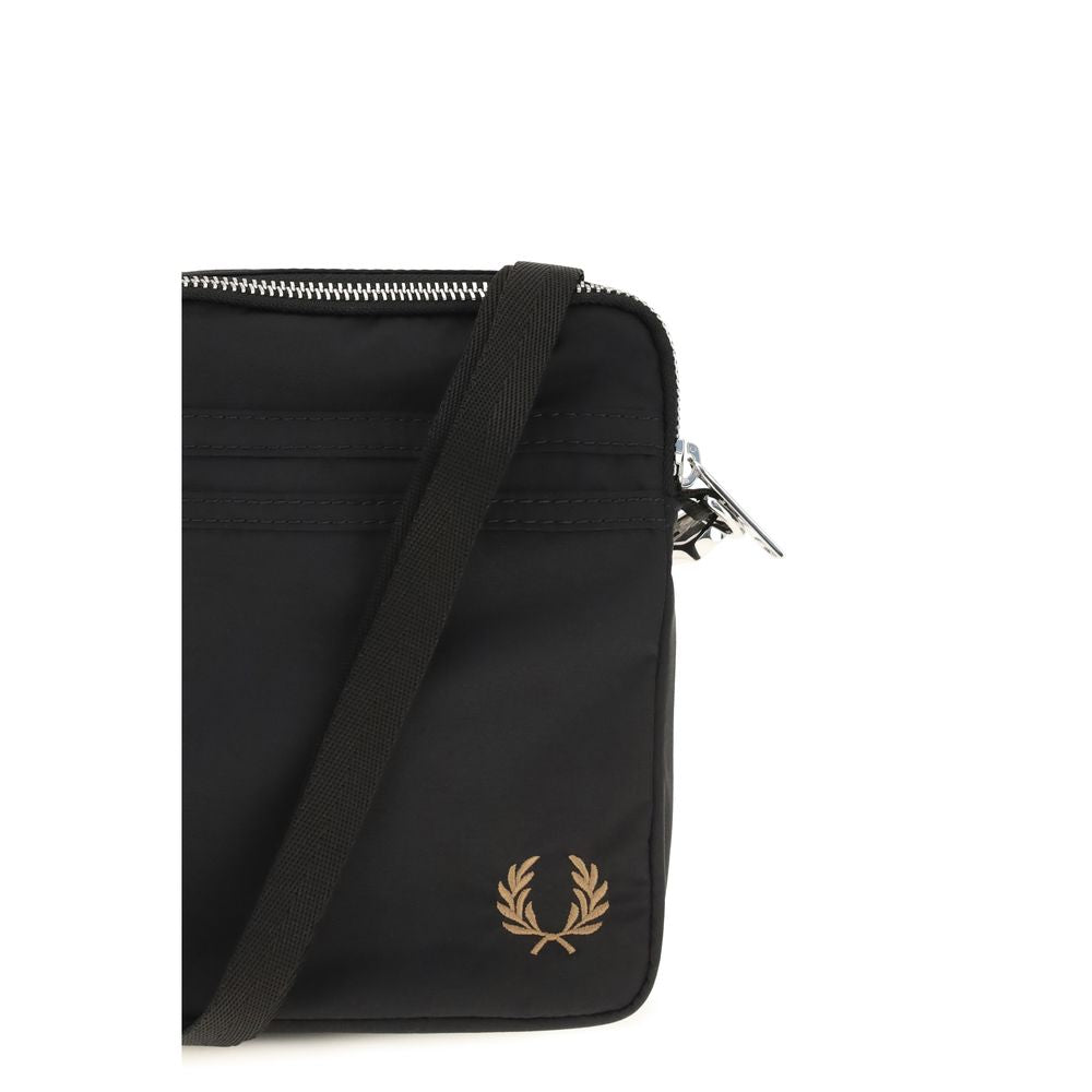 Sac à bandoulière en nylon noir Fred Perry