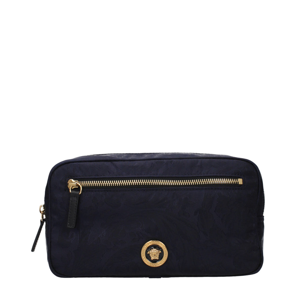 Sac à dos en tissu bleu Versace