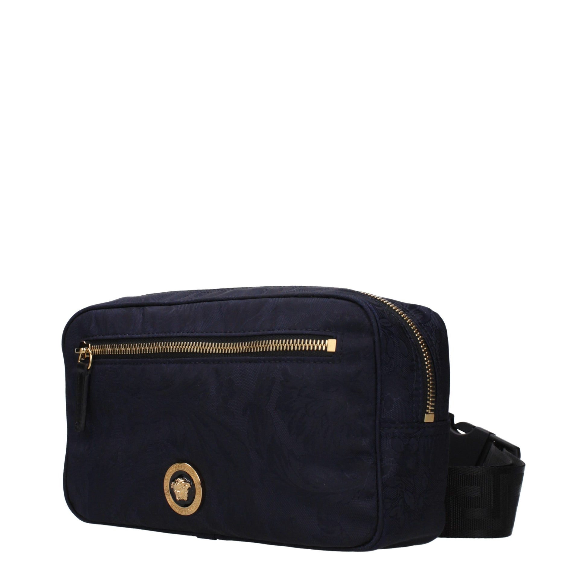 Sac à dos en tissu bleu Versace