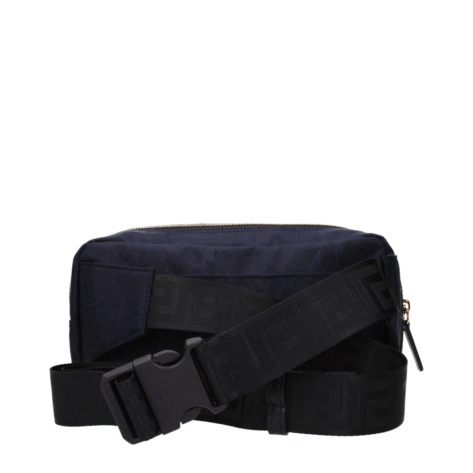 Sac à dos en tissu bleu Versace