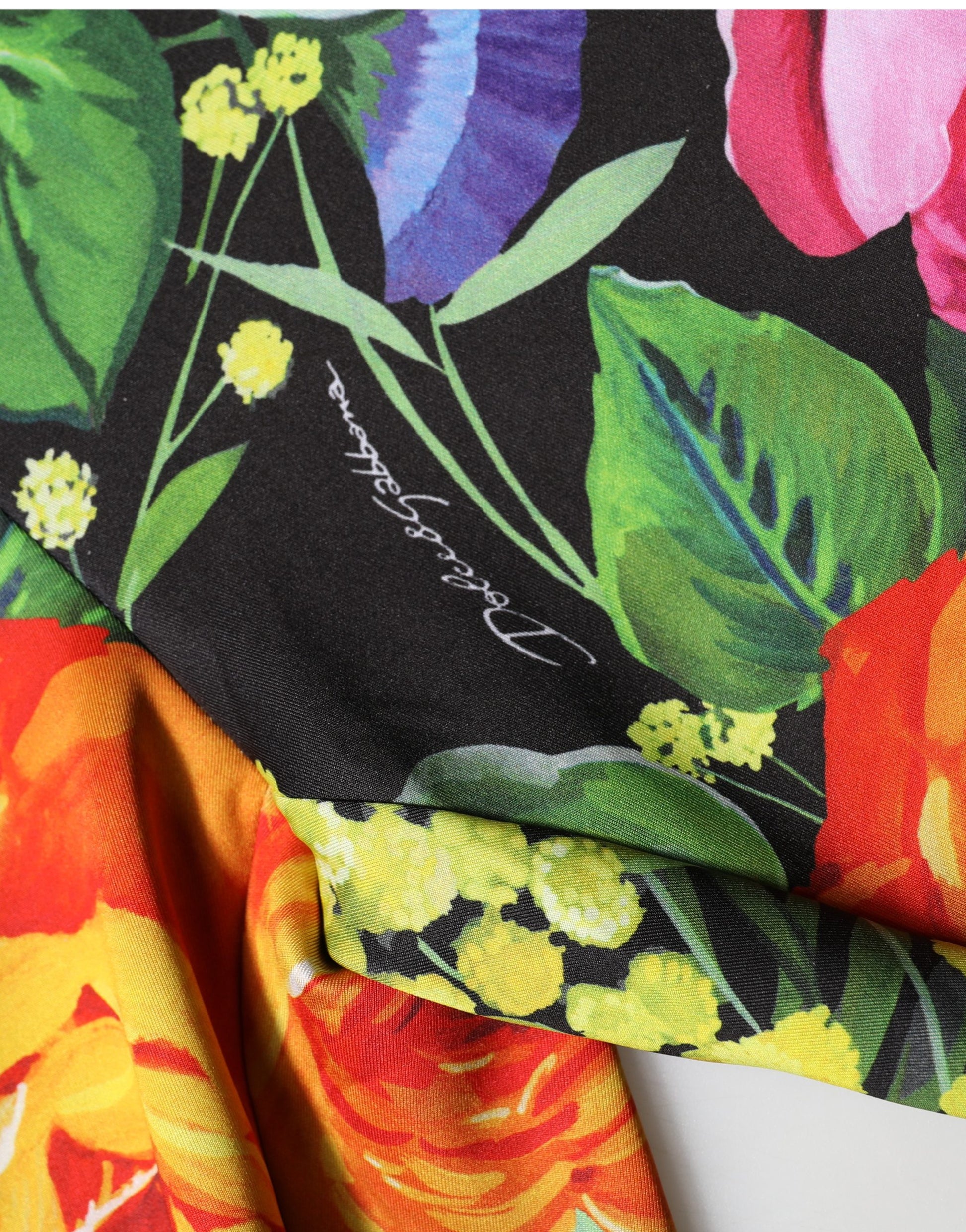 Pantalon leggings Dolce & Gabbana en jersey extensible fleuri multicolore