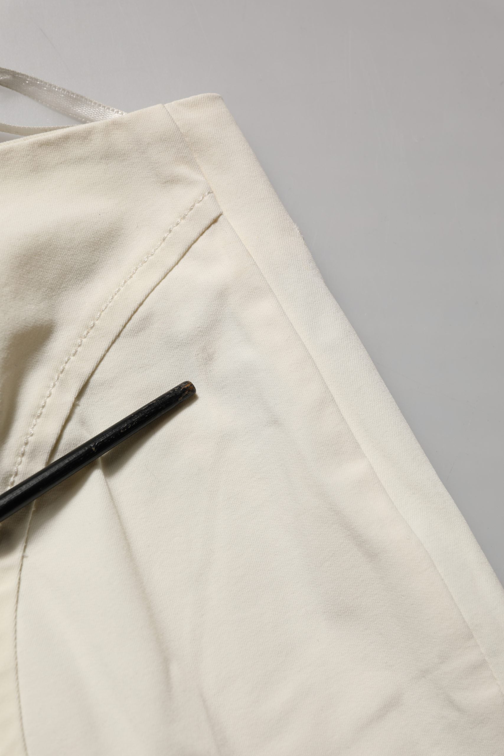 Pantalon slim blanc taille basse pour femme Elisabetta Franchi