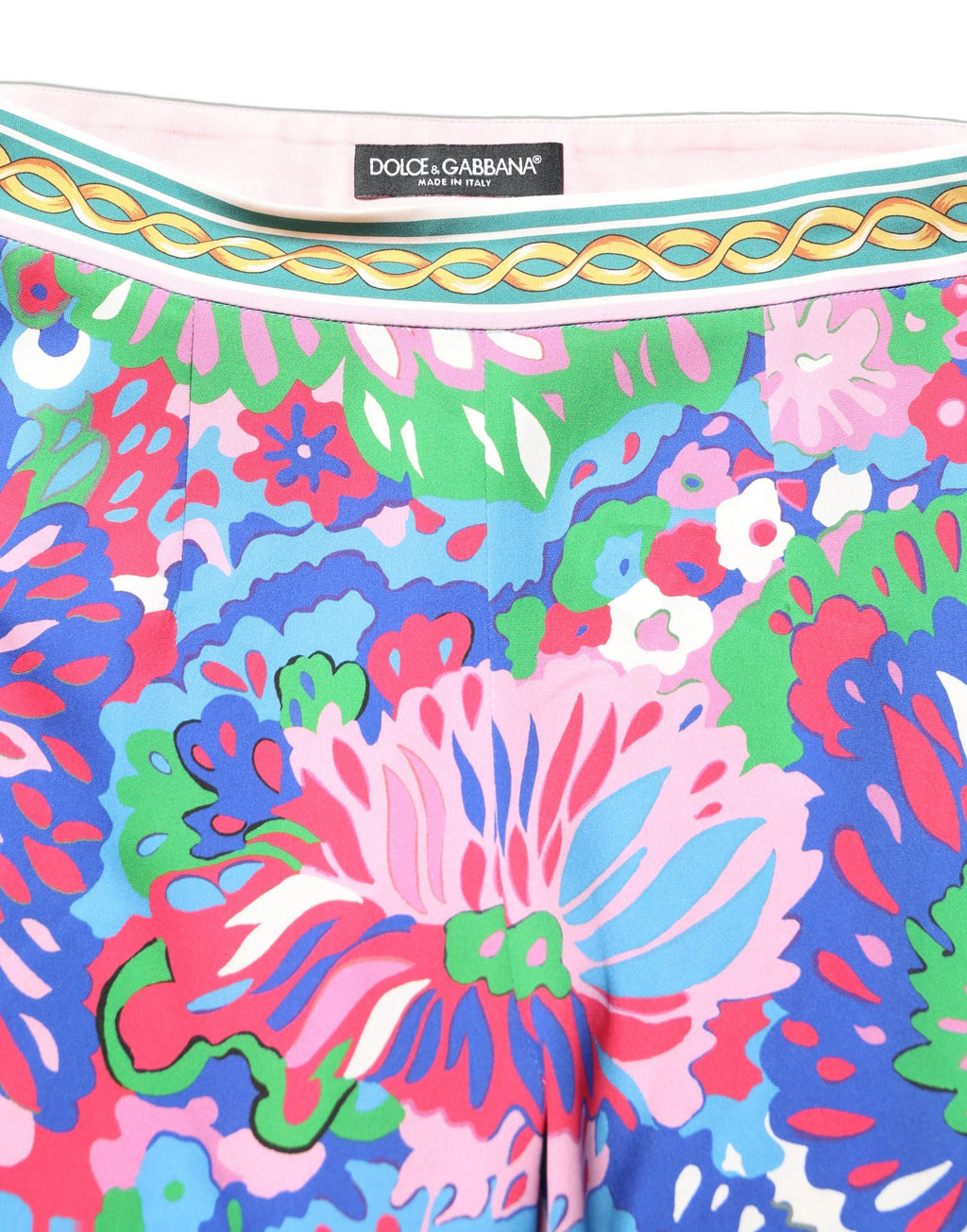 Pantalon leggings Dolce & Gabbana en jersey extensible fleuri multicolore
