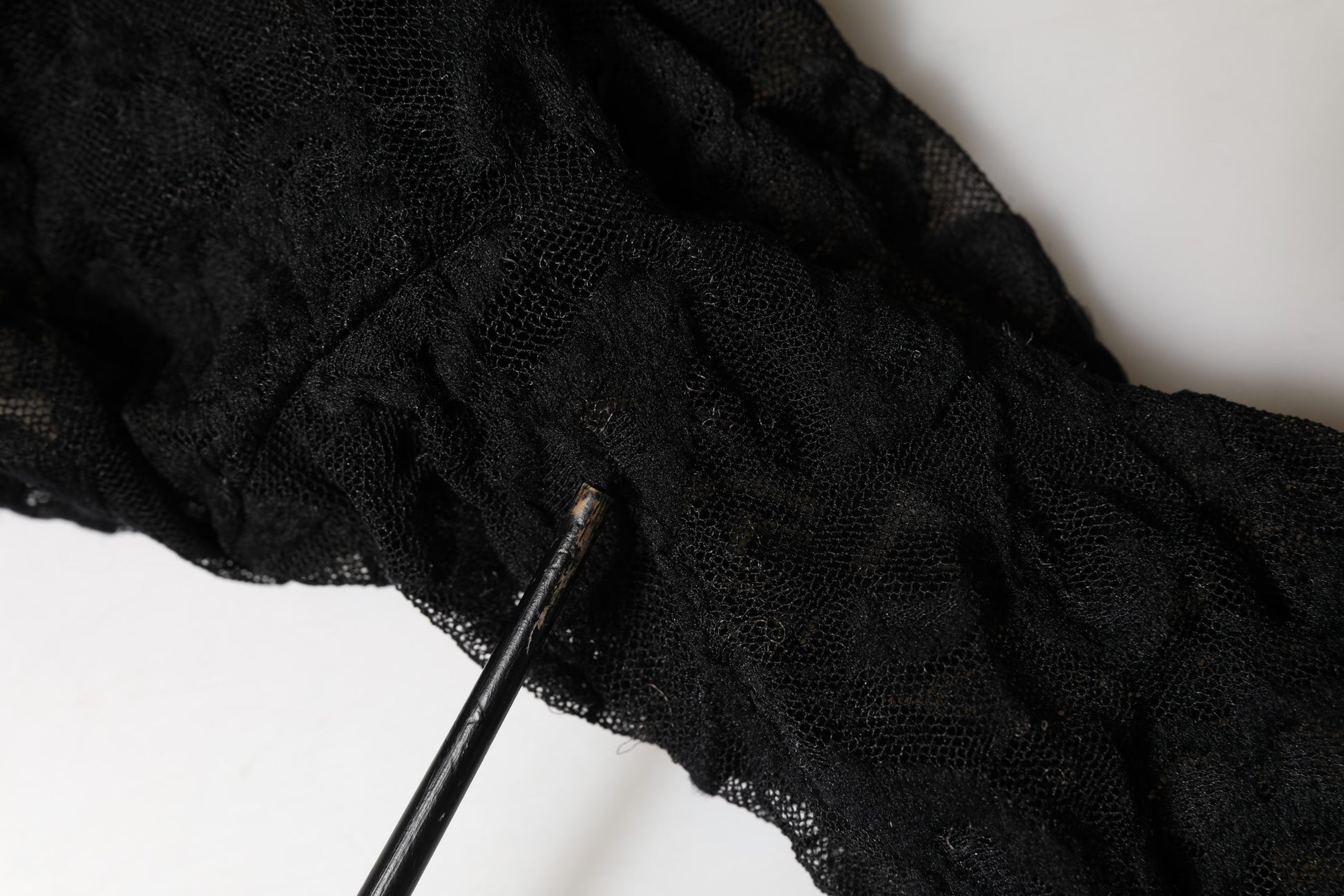 Dolce & Gabbana Black Floral Lace Turtle Neck Long Sleeve Top