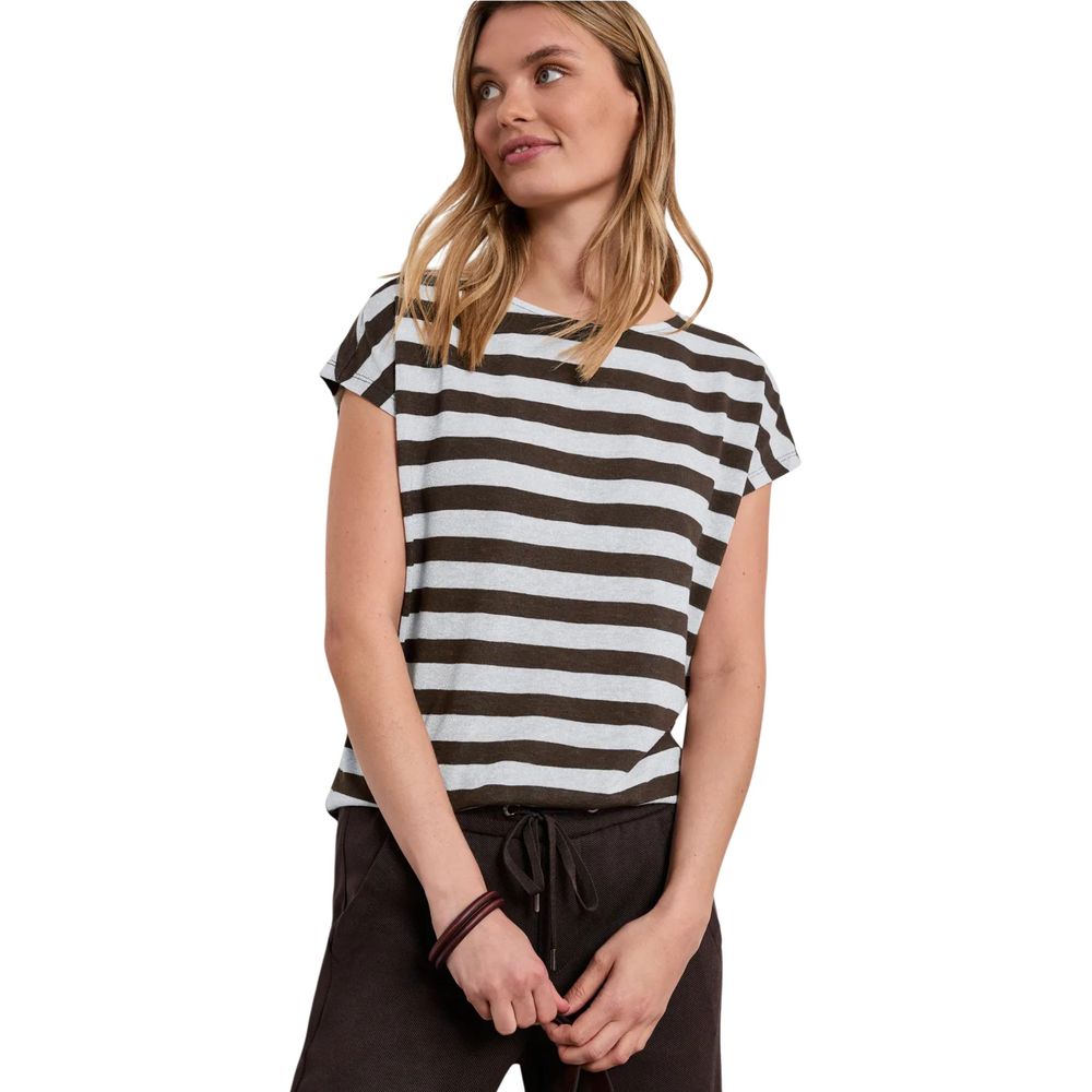 T-shirt Street One marron en polyester