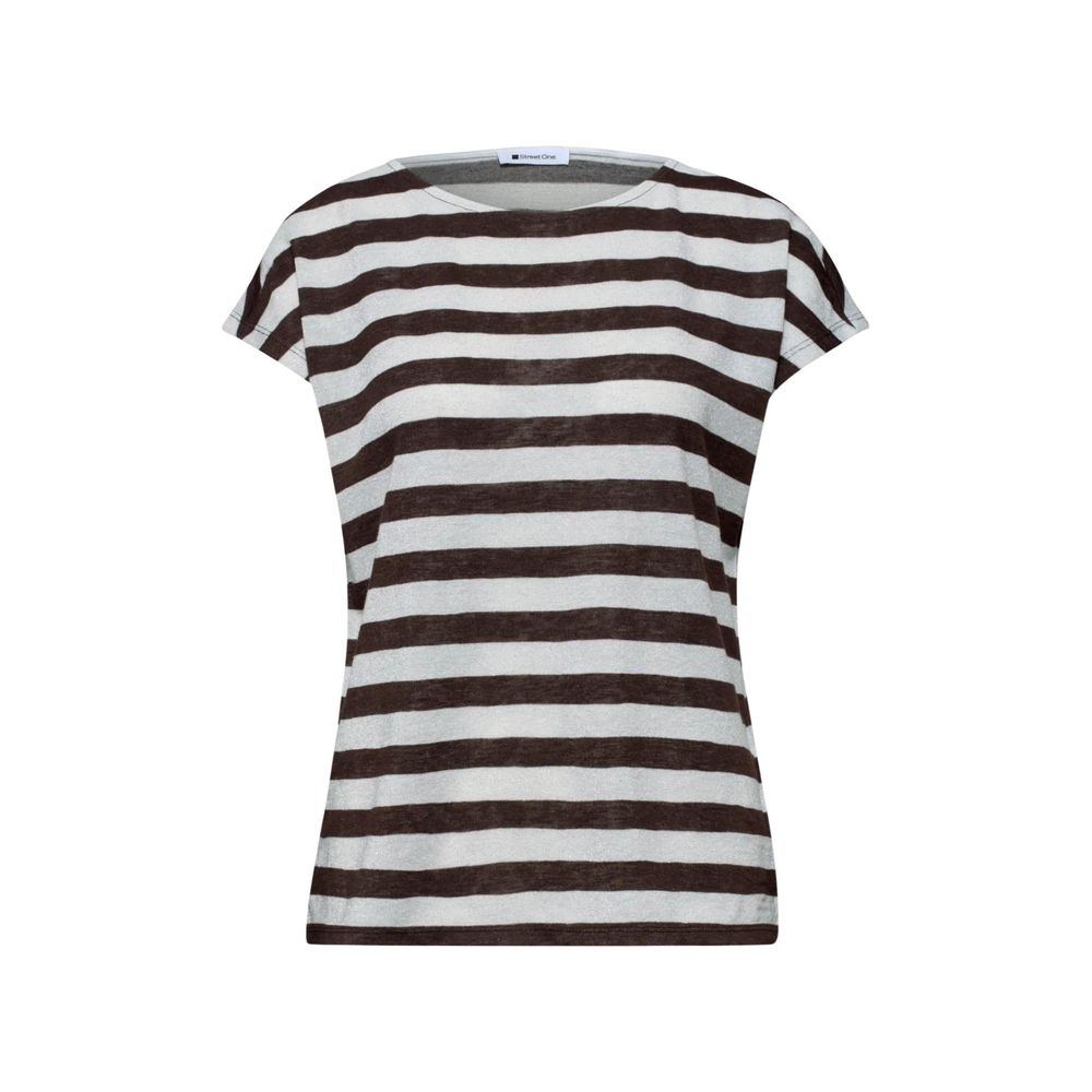 T-shirt Street One marron en polyester