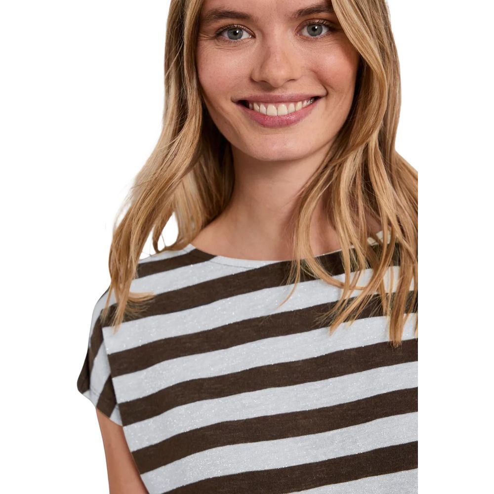 T-shirt Street One marron en polyester