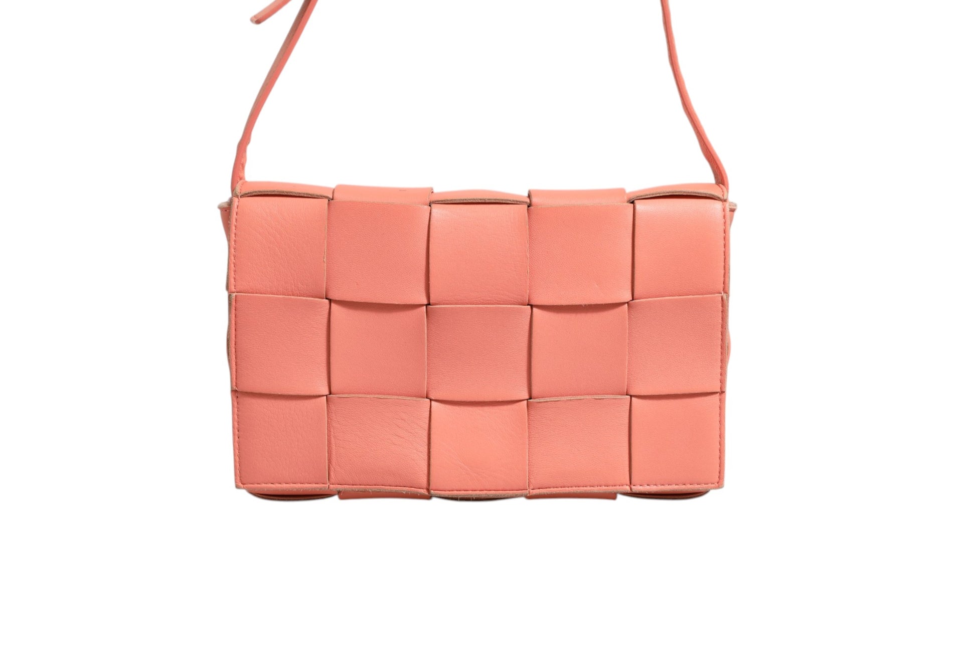 Sac porté épaule Bottega Veneta Cassette Maxi Intrecciato en agneau
