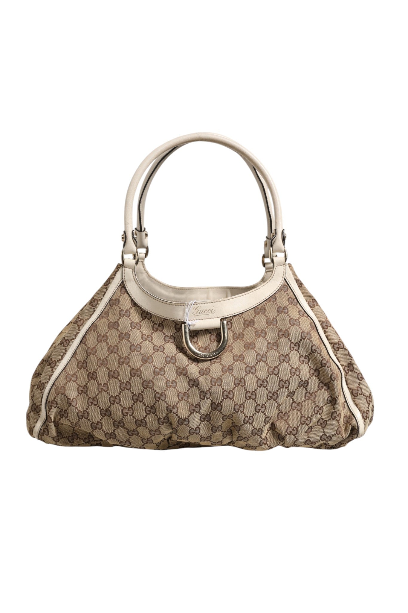 Sac porté épaule Gucci Canvas Abbey à anneau en D