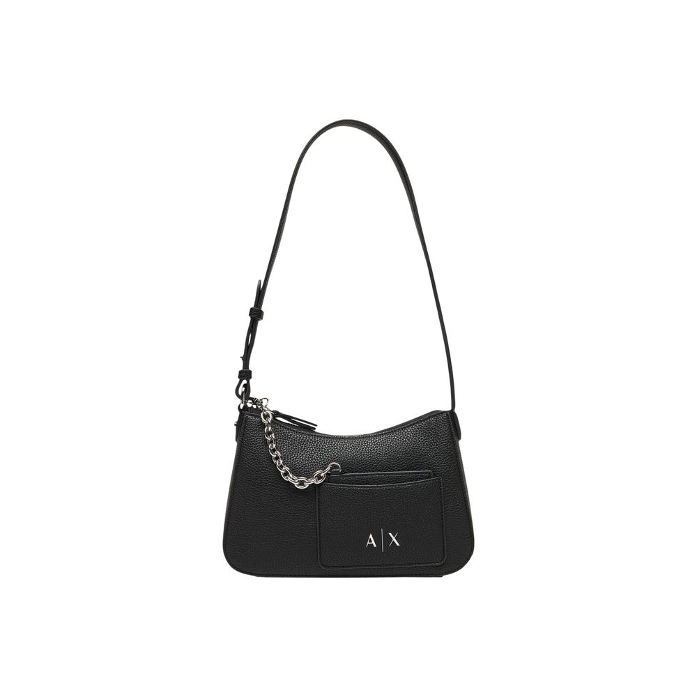 Sac à main Armani Exchange en polyester noir