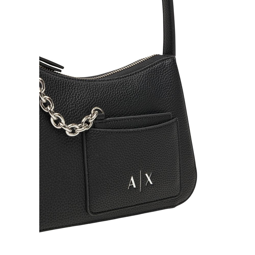 Sac à main Armani Exchange en polyester noir