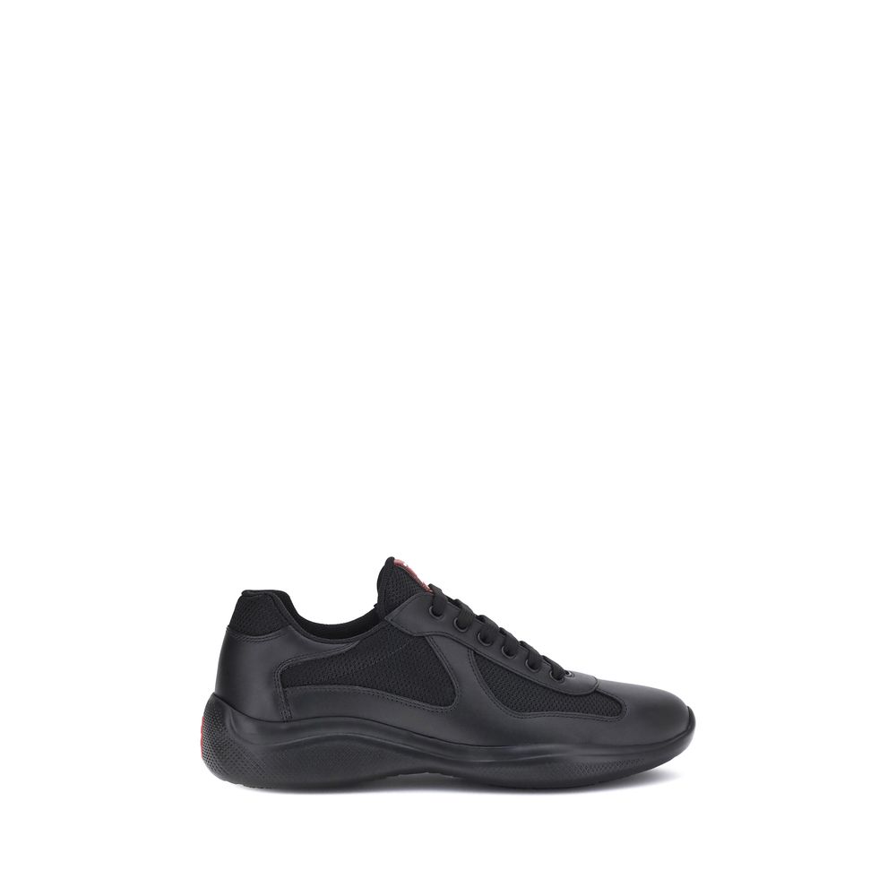 Baskets Prada en polyamide noir