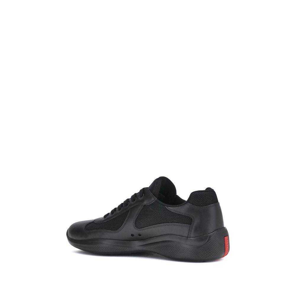 Baskets Prada en polyamide noir