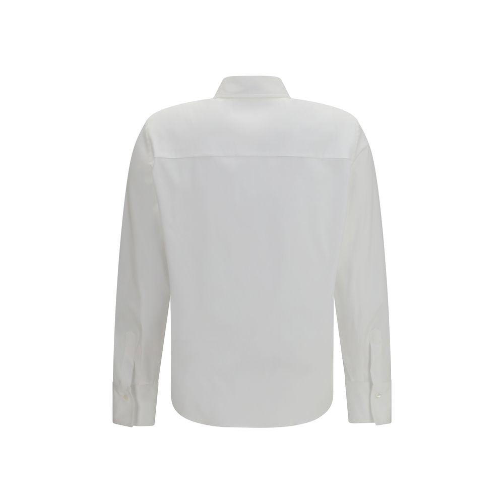 Chemise habillée en coton blanc Brunello Cucinelli