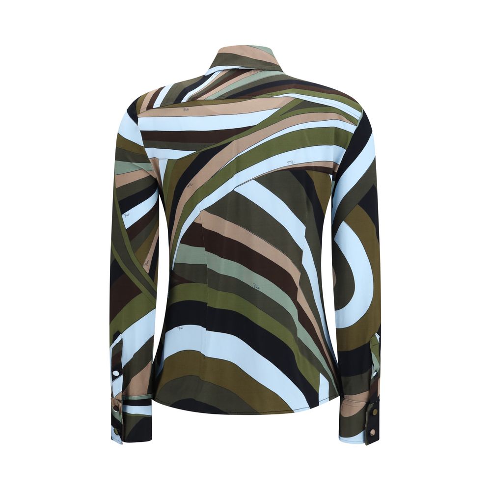 Chemise Emilio Pucci en Viscose Multicolore à Motifs