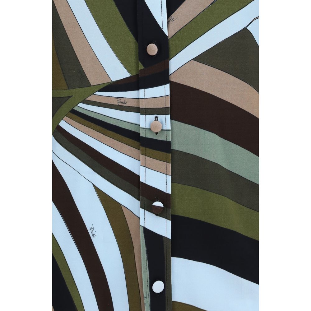 Chemise Emilio Pucci en Viscose Multicolore à Motifs
