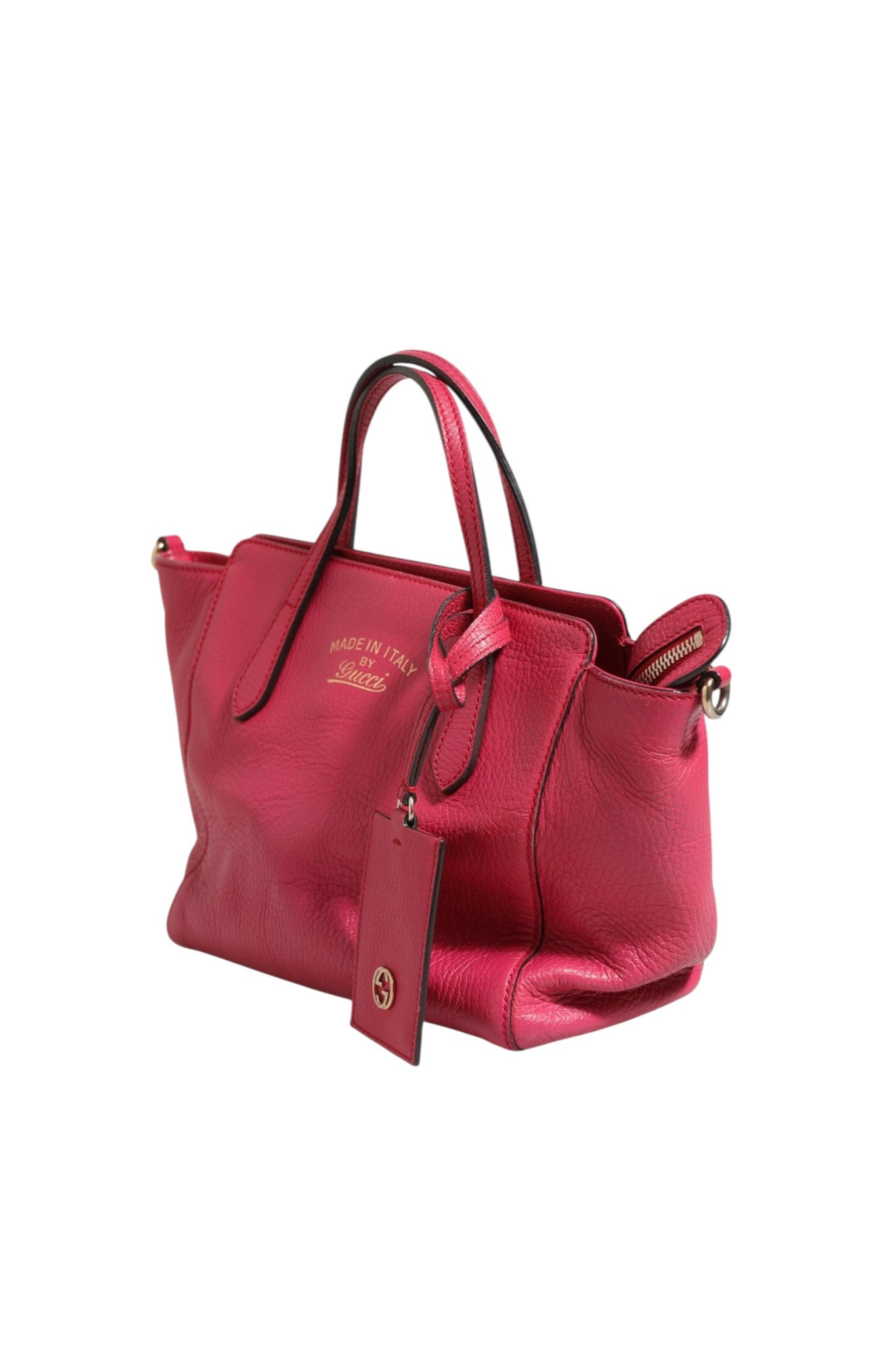 Sac fourre-tout 2 voies en cuir Gucci Swing